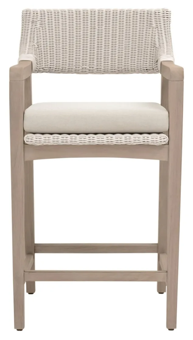 Essentials For Living 6810CS.PW/STO/W-ET Lucia Outdoor Counter Stool Essentials For Living 6810CS.PW/STO/W-ET Lucia Outdoor Counter Stool
