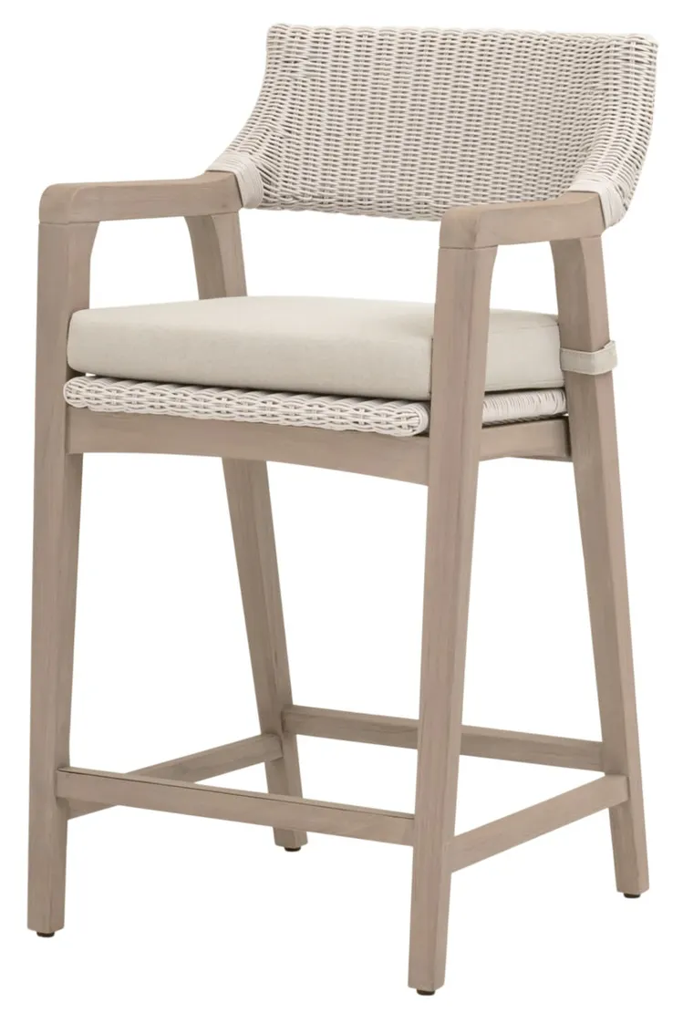 Essentials For Living 6810CS.PW/STO/W-ET Lucia Outdoor Counter Stool Essentials For Living 6810CS.PW/STO/W-ET Lucia Outdoor Counter Stool