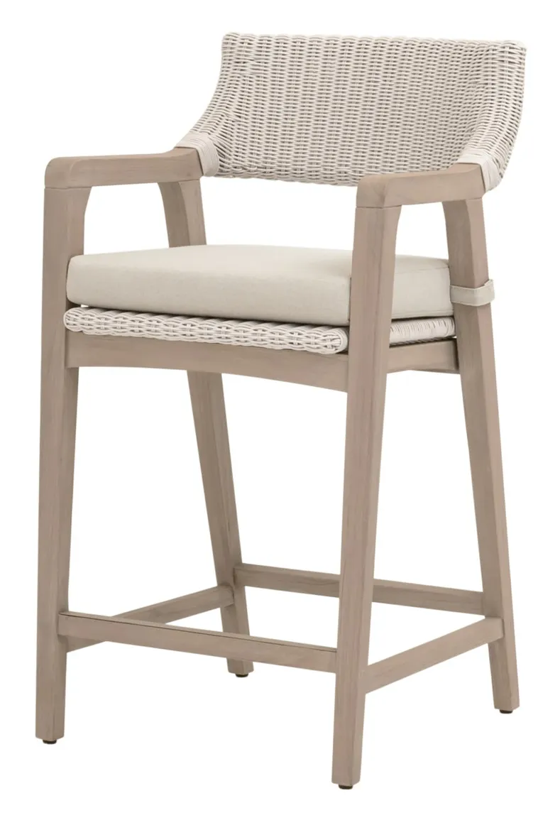 Essentials For Living 6810CS.PW/STO/W-ET Lucia Outdoor Counter Stool Essentials For Living 6810CS.PW/STO/W-ET Lucia Outdoor Counter Stool