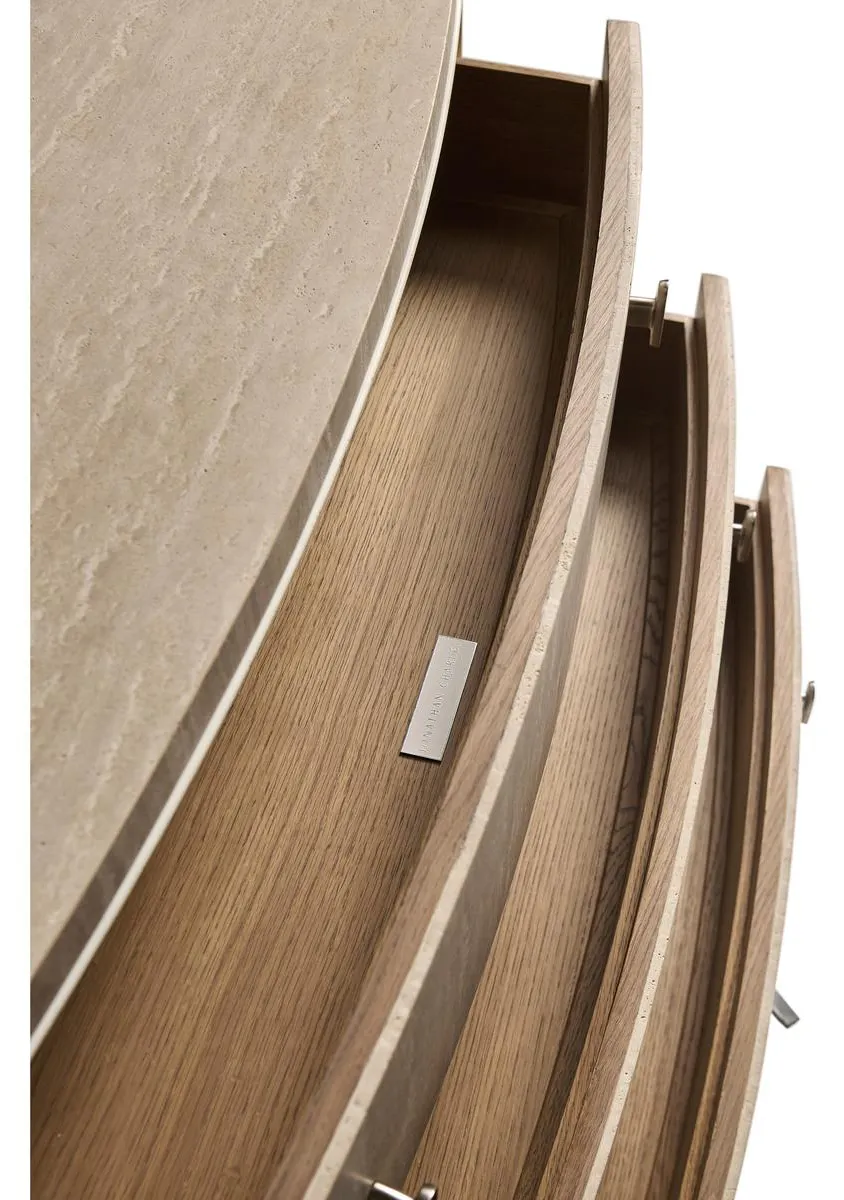 Jonathan Charles 500598-NTS Stoneleigh Travertine Chest Jonathan Charles 500598-NTS Stoneleigh Travertine Chest