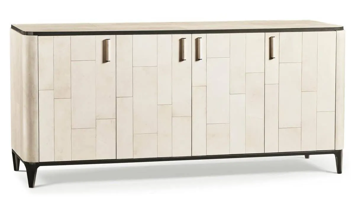 Jonathan Charles 530264-POK Aventine Parchment Buffet