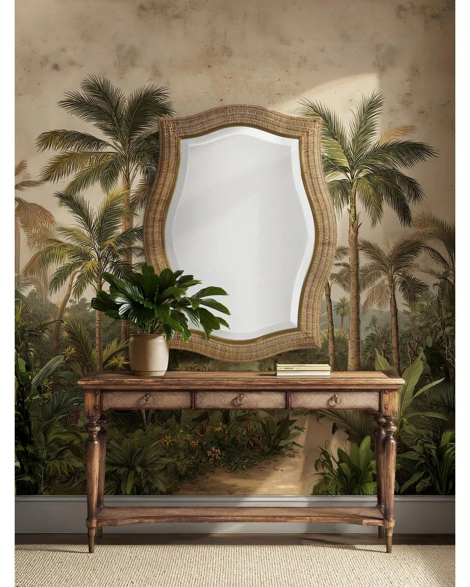 Jonathan Charles 491340-C012 Palm Court Balmond Console Table Jonathan Charles 491340-C012 Palm Court Balmond Console Table