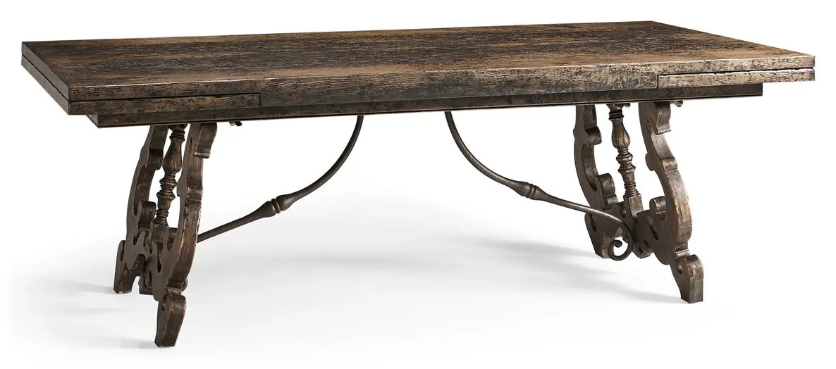 Jonathan Charles 491348-BCL-86L Caldera Rectangular Dining Table 86" Jonathan Charles 491348-BCL-86L Caldera Rectangular Dining Table 86"