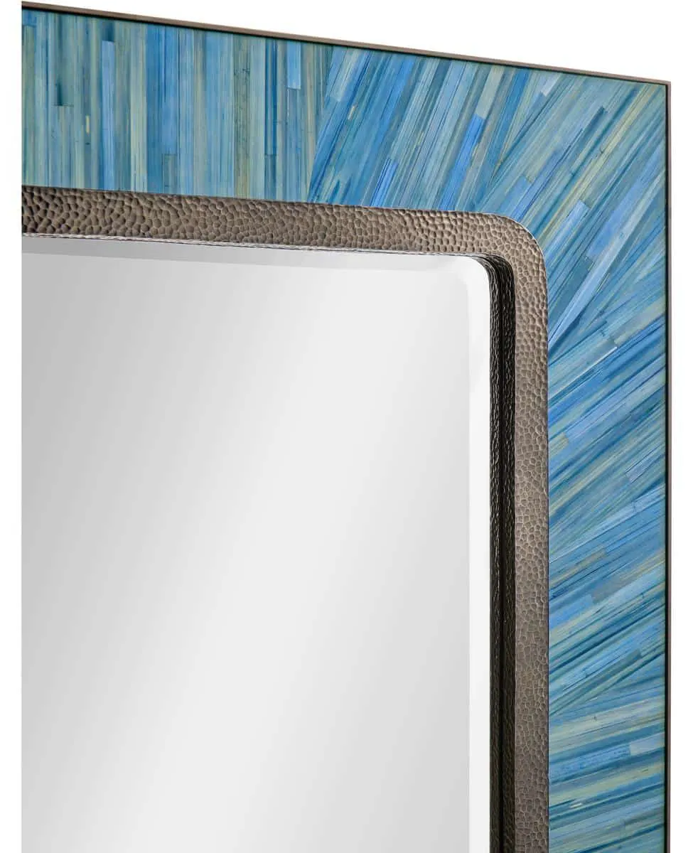 Jonathan Charles 500612-ABS Sapphire Rectangular Wall Mirror Jonathan Charles 500612-ABS Sapphire Rectangular Wall Mirror