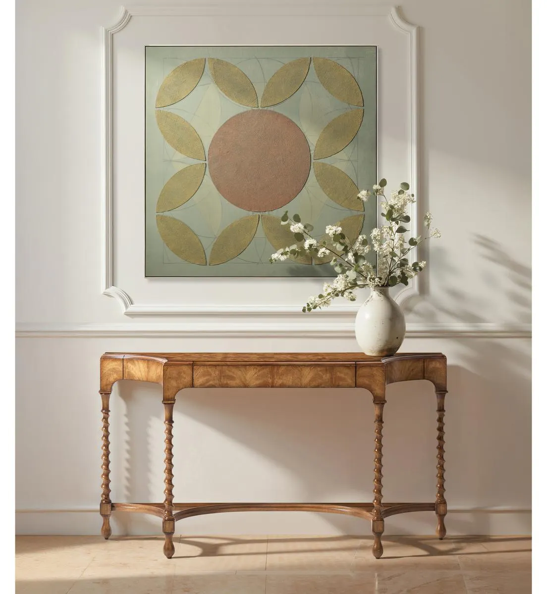 Jonathan Charles 496230-CCJ Orsman Cresent Console Table Jonathan Charles 496230-CCJ Orsman Cresent Console Table