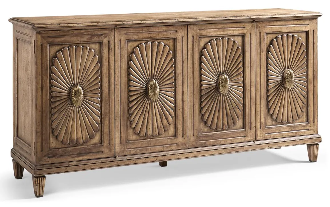 Jonathan Charles 491336-PCA Palm Court Starburst Sideboard Jonathan Charles 491336-PCA Palm Court Starburst Sideboard