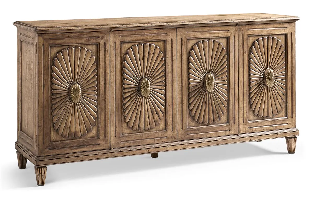 Jonathan Charles 491336-PCA Palm Court Starburst Sideboard Jonathan Charles 491336-PCA Palm Court Starburst Sideboard