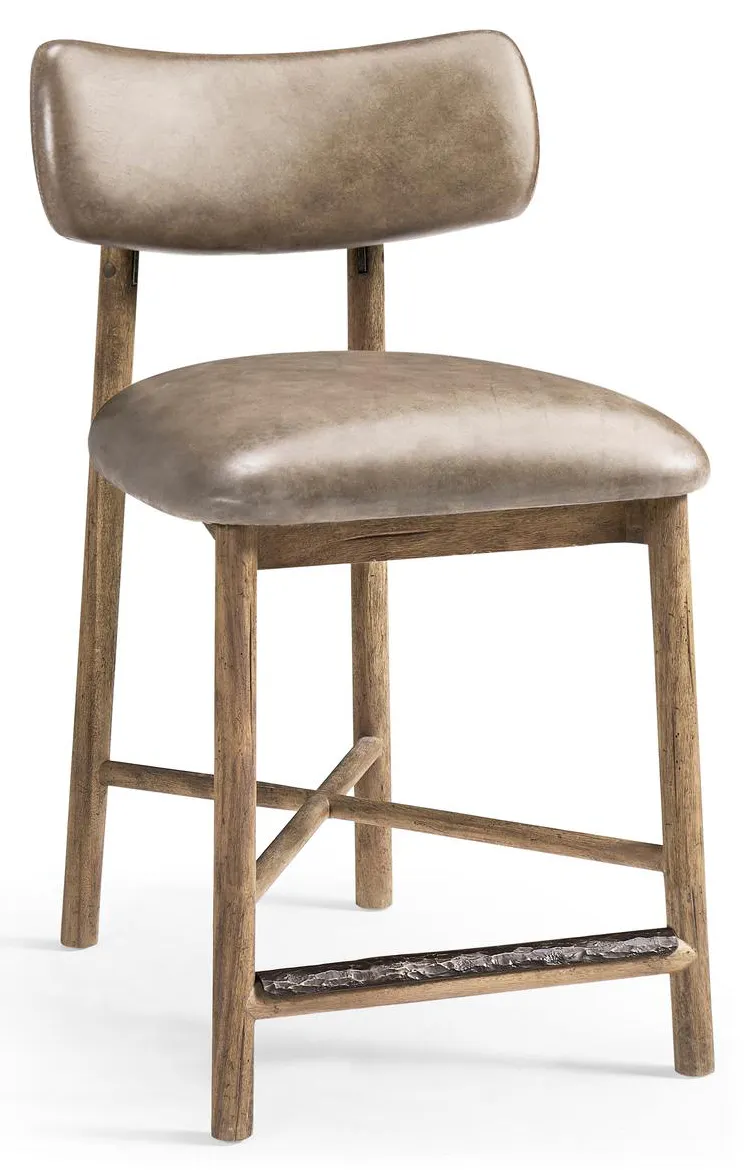 Jonathan Charles 491349-TLA-CS-L045 Stone Ridge Leather Counter Stool Jonathan Charles 491349-TLA-CS-L045 Stone Ridge Leather Counter Stool