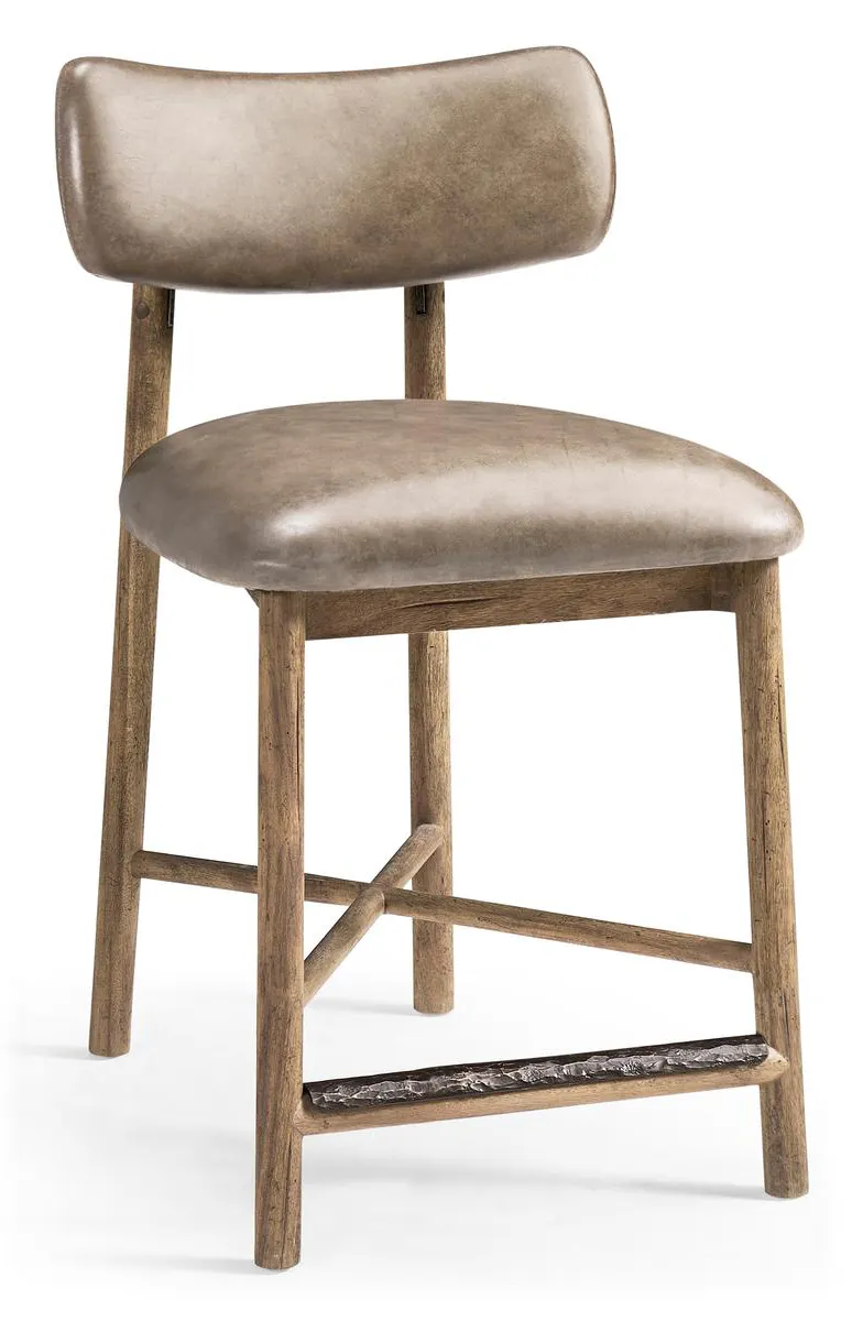 Jonathan Charles 491349-TLA-CS-L045 Stone Ridge Leather Counter Stool Jonathan Charles 491349-TLA-CS-L045 Stone Ridge Leather Counter Stool