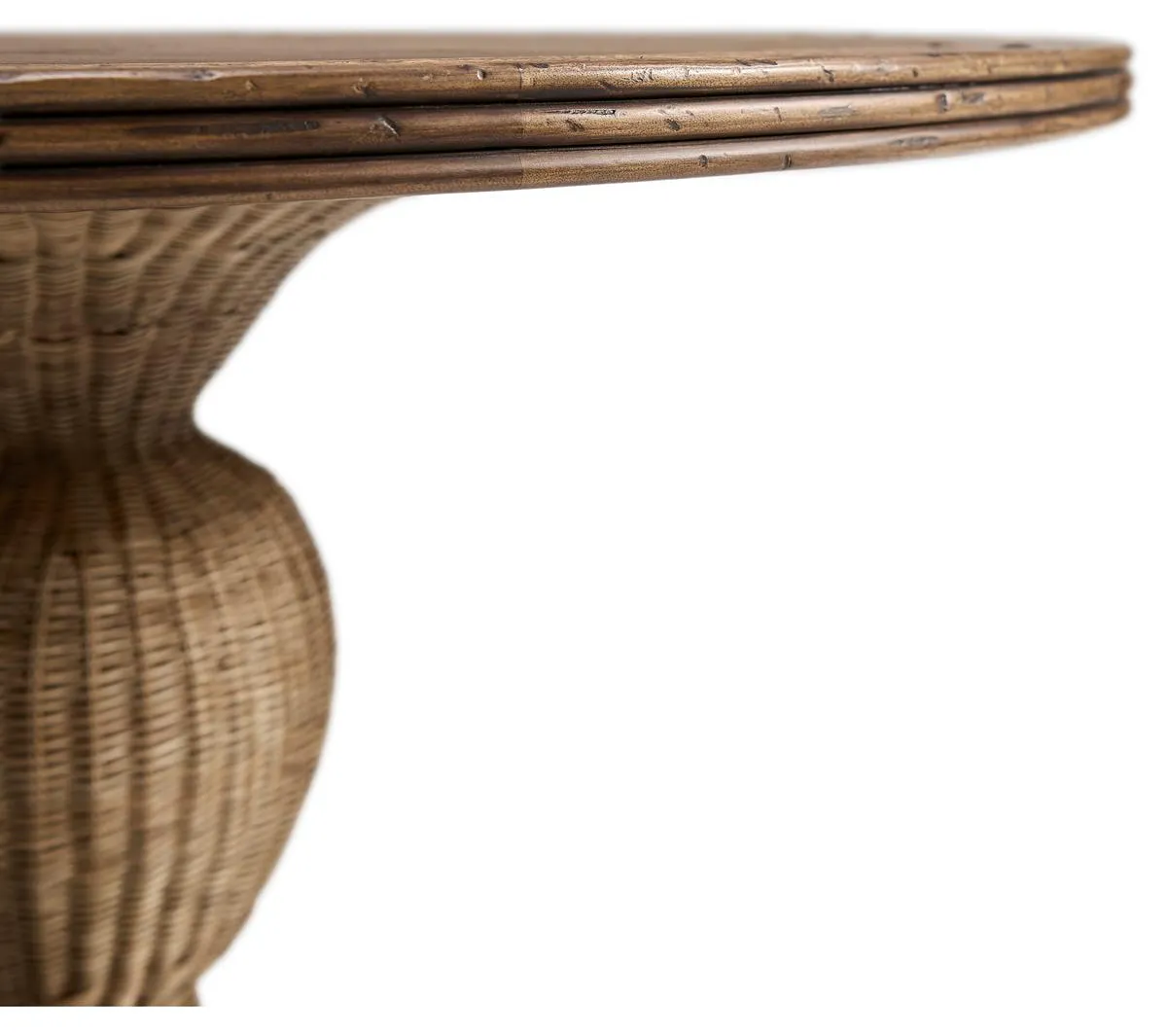 Jonathan Charles 491329-C012 Palm Court Rattan Round Table 46" Jonathan Charles 491329-C012 Palm Court Rattan Round Table 46"
