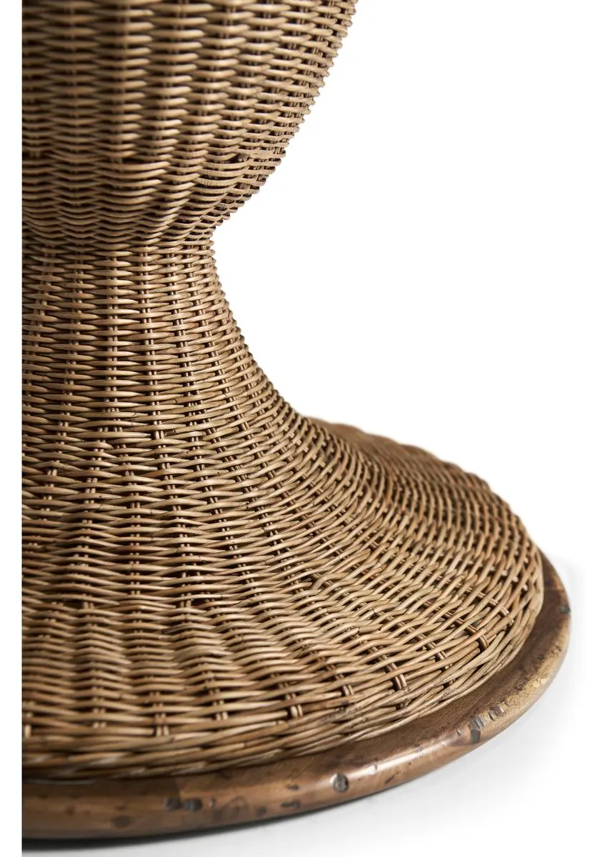 Jonathan Charles 491329-C012 Palm Court Rattan Round Table 46" Jonathan Charles 491329-C012 Palm Court Rattan Round Table 46"