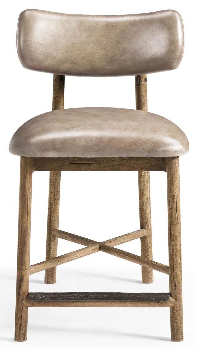 Jonathan Charles 491349-TLA-CS-L045 Stone Ridge Leather Counter Stool Jonathan Charles 491349-TLA-CS-L045 Stone Ridge Leather Counter Stool