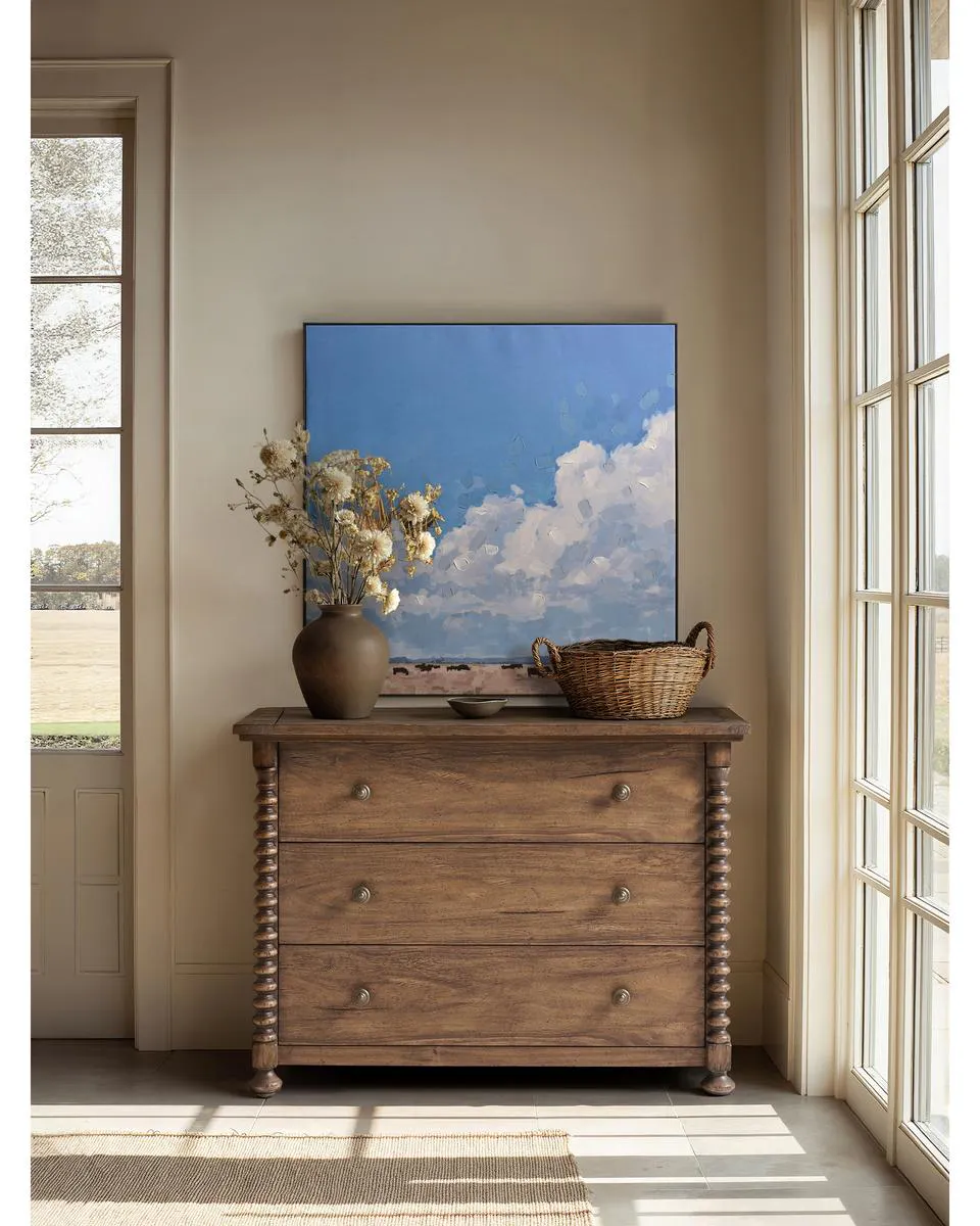 Jonathan Charles 491346-MSW Tamarisk Three Drawer Chest Jonathan Charles 491346-MSW Tamarisk Three Drawer Chest
