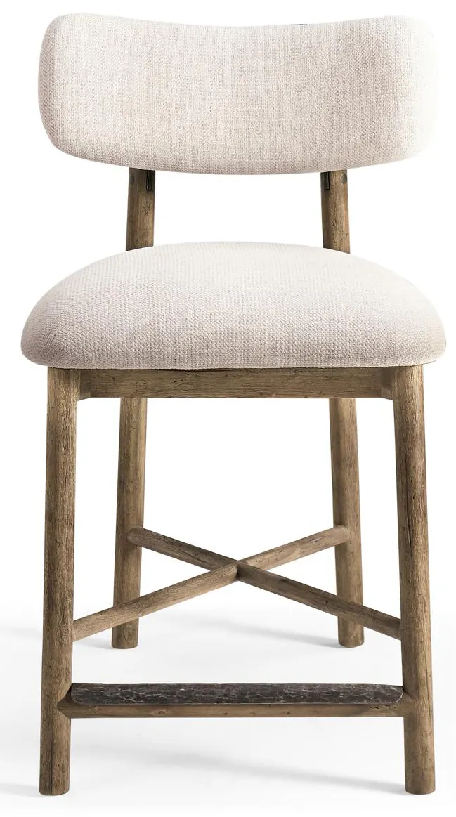 Jonathan Charles 491349-TLA-CS-F075 Stone Ridge Upholstered Counter Stool Jonathan Charles 491349-TLA-CS-F075 Stone Ridge Upholstered Counter Stool