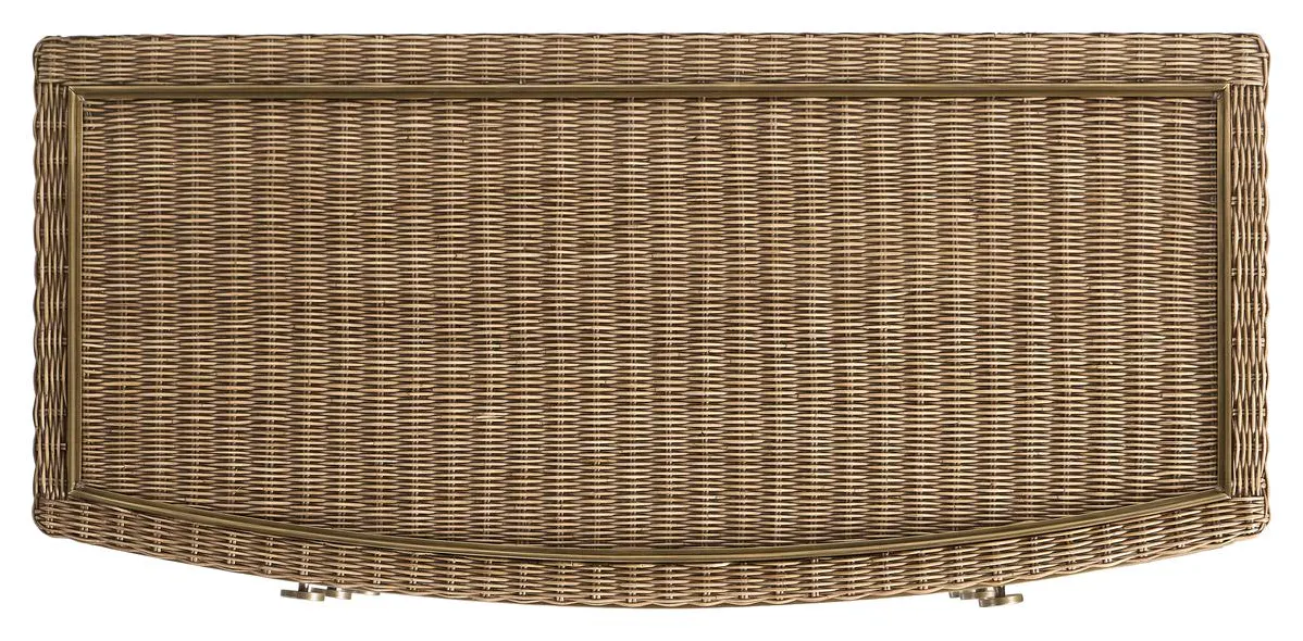Jonathan Charles 491337-C012 Palm Court Rattan Bow Front Chest Jonathan Charles 491337-C012 Palm Court Rattan Bow Front Chest