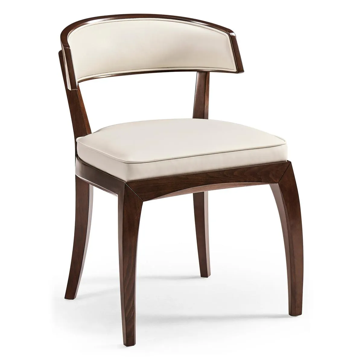 Jonathan Charles 500613-ZRD-L046 Ziricote Dining Side Chair