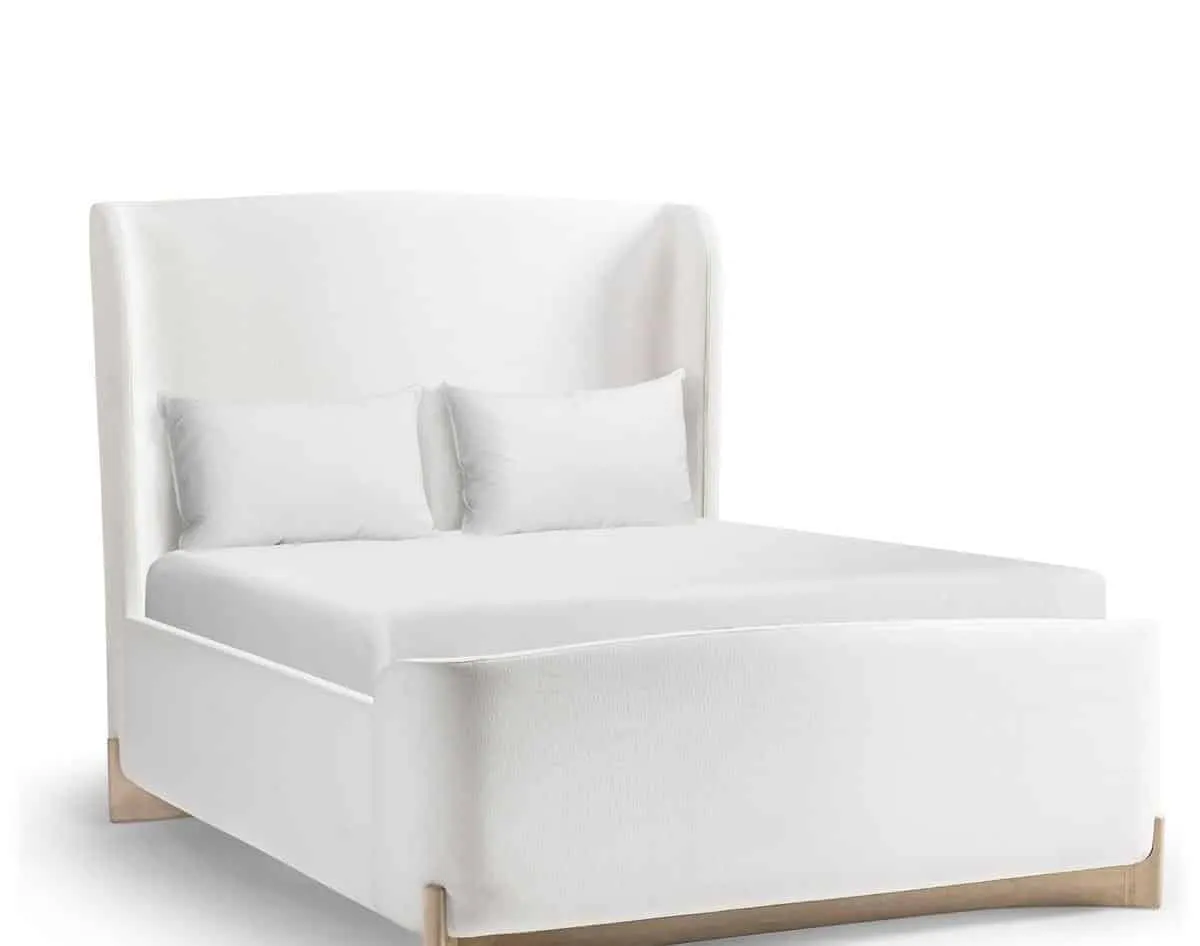 Jonathan Charles 500600-BLO-Q-F067 Keel Upholstered US Queen Bed
