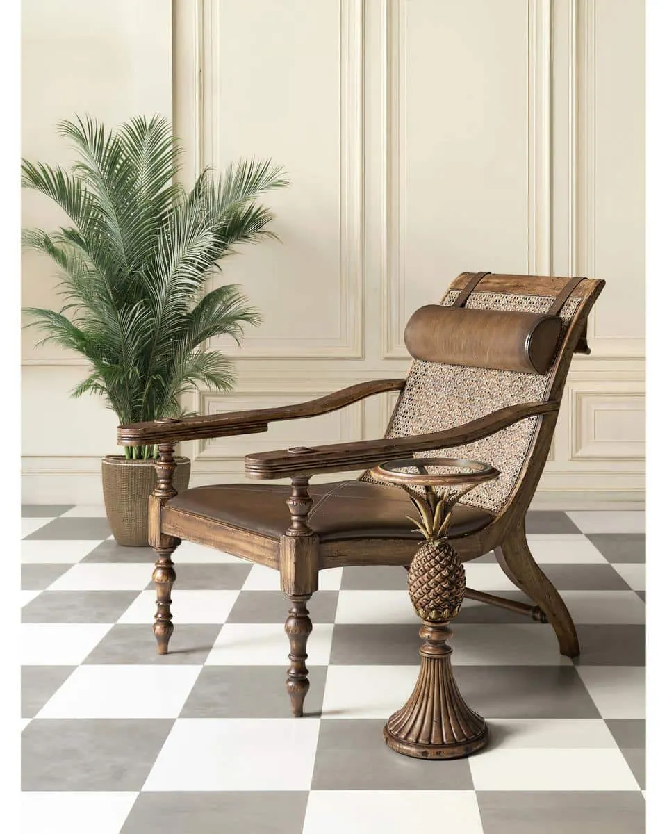 Jonathan Charles 491343-PCA Palm Court Pineapple Martini Table Jonathan Charles 491343-PCA Palm Court Pineapple Martini Table