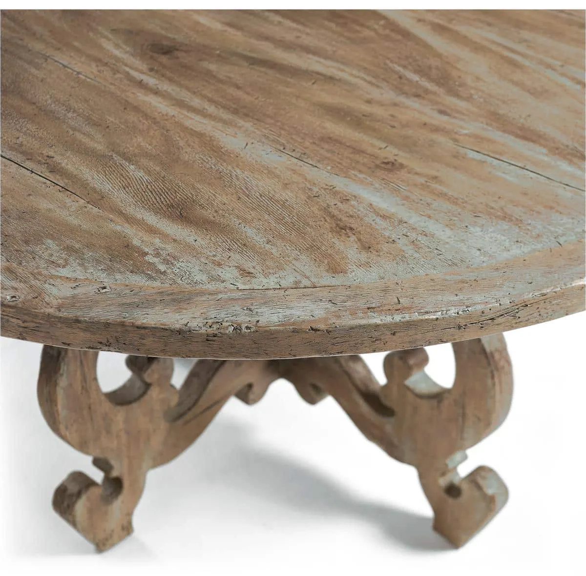 Jonathan Charles 491347-LSW-60D Caldera Round Dining Table 60" Jonathan Charles 491347-LSW-60D Caldera Round Dining Table 60"