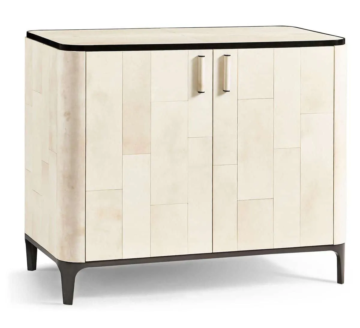 Jonathan Charles 530265-POK Aventine Parchment Cabinet