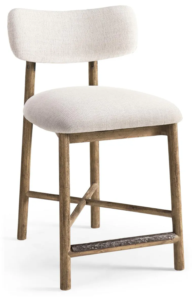 Jonathan Charles 491349-TLA-CS-F075 Stone Ridge Upholstered Counter Stool Jonathan Charles 491349-TLA-CS-F075 Stone Ridge Upholstered Counter Stool