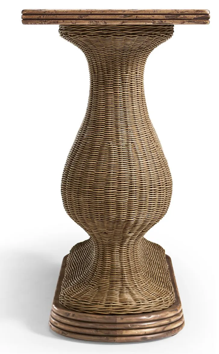 Jonathan Charles 491334-C012 Palm Court Rattan Console Table Jonathan Charles 491334-C012 Palm Court Rattan Console Table