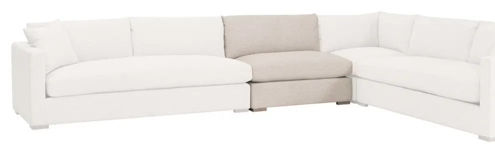 Essentials For Living 6730-1S.LSSND Newport Outdoor Modular 1-Seat Armless Chair Essentials For Living 6730-1S.LSSND Newport Outdoor Modular 1-Seat Armless Chair