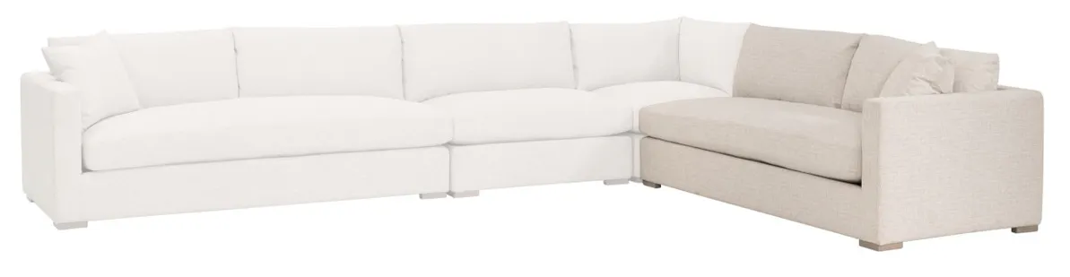 Essentials For Living 6730-2S1RA.LSSND Newport Outdoor Modular 2-Seat Right Track Arm Sofa Essentials For Living 6730-2S1RA.LSSND Newport Outdoor Modular 2-Seat Right Track Arm Sofa