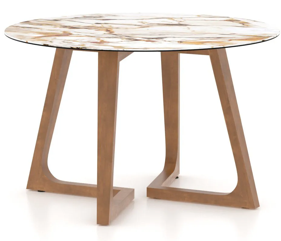 Canadel PRN04848W225MMONF Round Porcelain Table – Base MN Canadel PRN04848W225MMONF Round Porcelain Table – Base MN