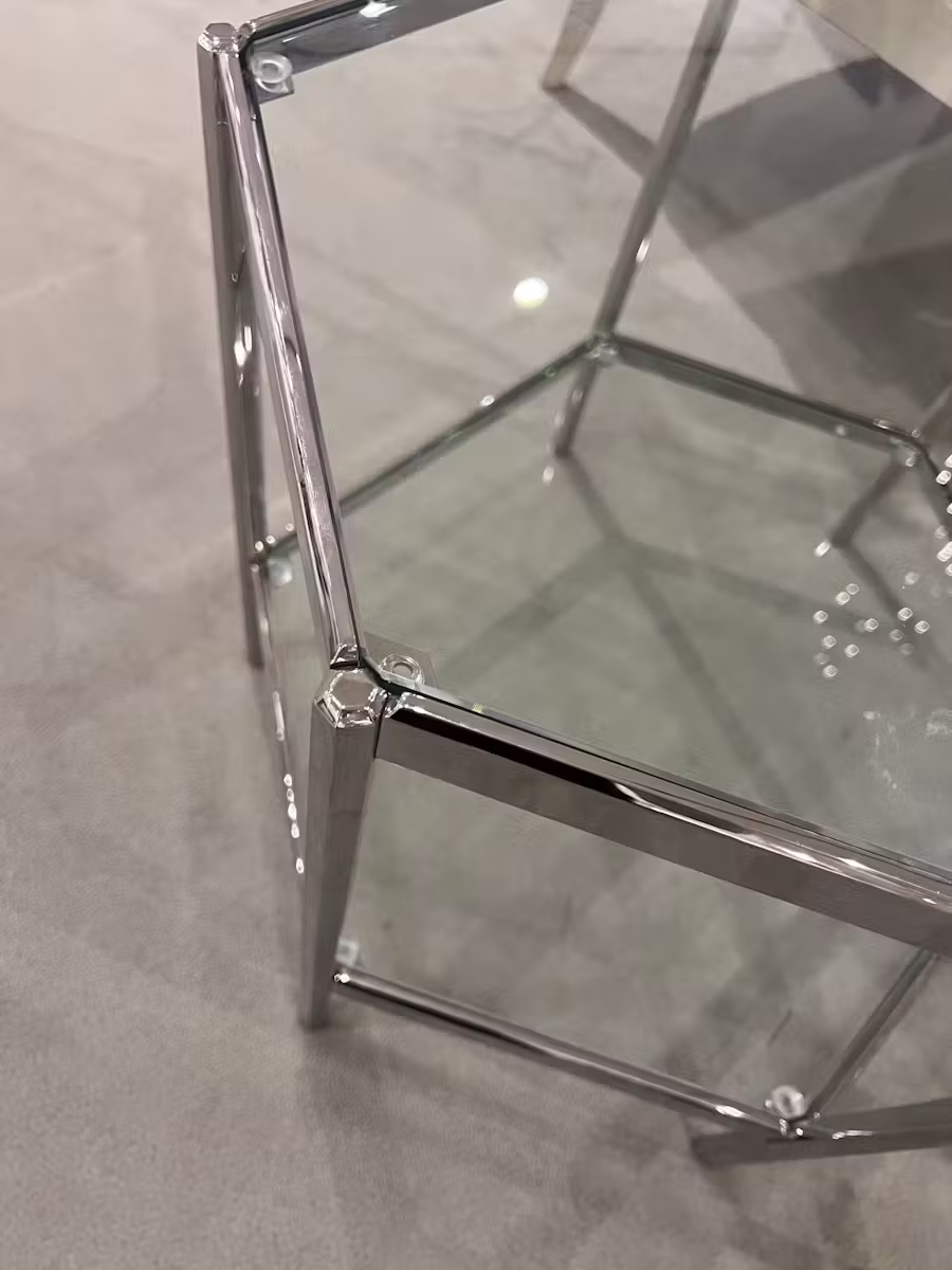 Century AEA-646-1/30 Dax Side Table w/Glass Top Century AEA-646-1/30 Dax Side Table w/Glass Top