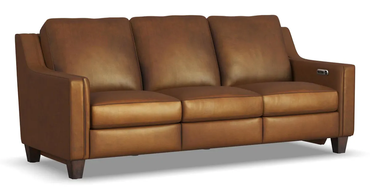 Flexsteel Q3010-620M-70572 Finley Leather Power Inclining Sofa Flexsteel Q3010-620M-70572 Finley Leather Power Inclining Sofa