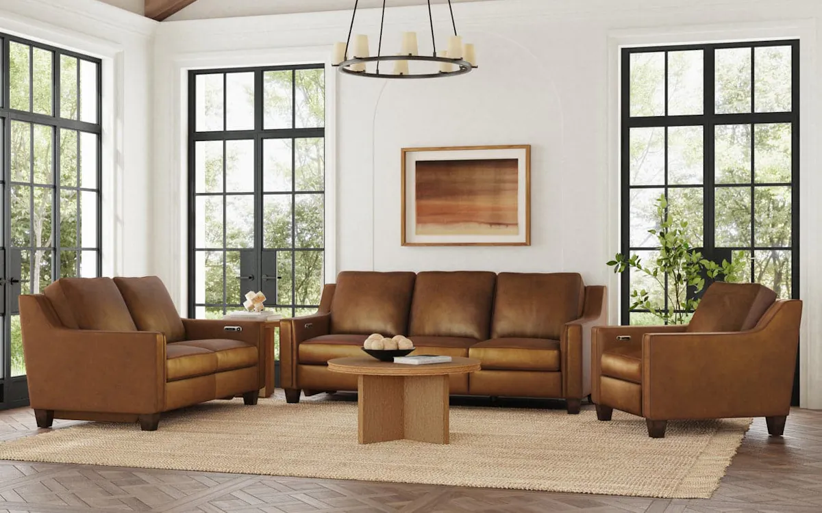Flexsteel Q3010-620M-70572 Finley Leather Power Inclining Sofa Flexsteel Q3010-620M-70572 Finley Leather Power Inclining Sofa