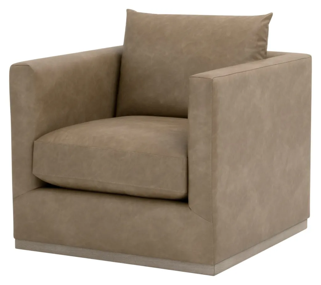 Essentials For Living 6608.IVT/NG Siena Plinth Base Swivel Club Chair Essentials For Living 6608.IVT/NG Siena Plinth Base Swivel Club Chair