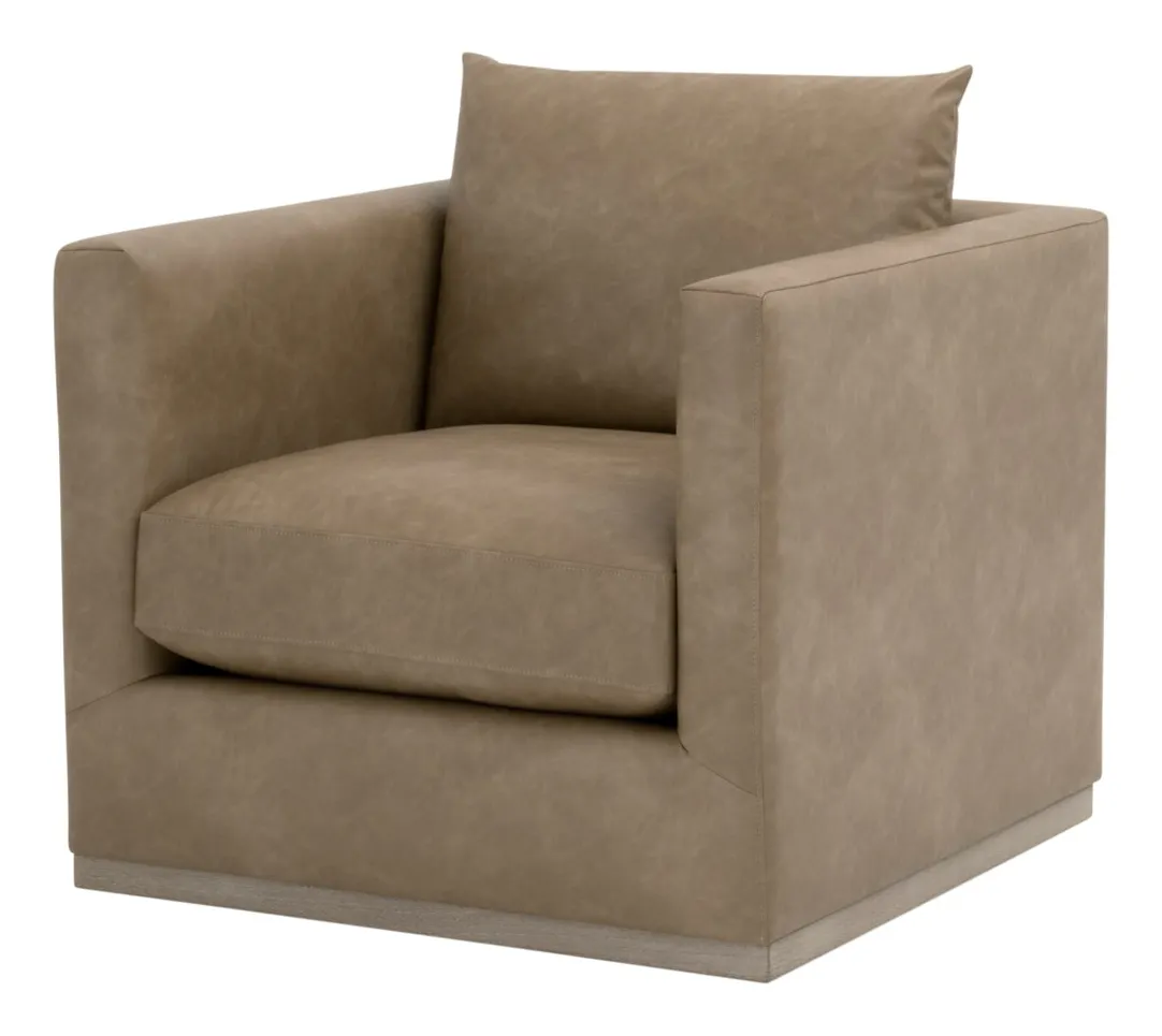 Essentials For Living 6608.IVT/NG Siena Plinth Base Swivel Club Chair Essentials For Living 6608.IVT/NG Siena Plinth Base Swivel Club Chair
