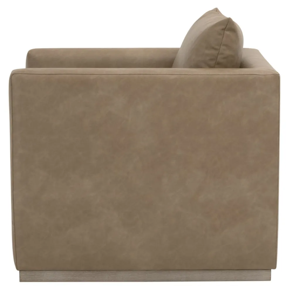Essentials For Living 6608.IVT/NG Siena Plinth Base Swivel Club Chair Essentials For Living 6608.IVT/NG Siena Plinth Base Swivel Club Chair