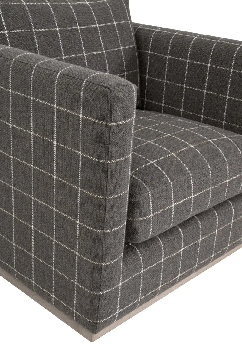 Essentials For Living 6608.WSTL/NG Siena Plinth Base Swivel Club Chair Essentials For Living 6608.WSTL/NG Siena Plinth Base Swivel Club Chair