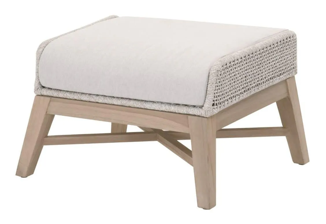 Essentials For Living 6851FS.WTA/PUM/W-ET Tapestry Outdoor Footstool
