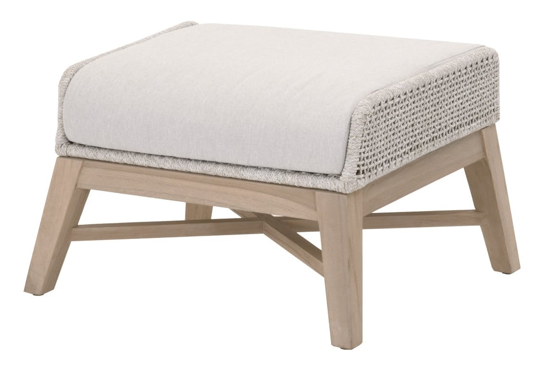 Essentials For Living 6851FS.WTA/PUM/W-ET Tapestry Outdoor Footstool Essentials For Living 6851FS.WTA/PUM/W-ET Tapestry Outdoor Footstool
