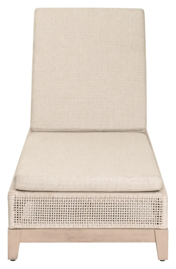 Essentials For Living 6845-NS.OAT/ECR/W-ET Tropez Outdoor Chaise Lounge Essentials For Living 6845-NS.OAT/ECR/W-ET Tropez Outdoor Chaise Lounge