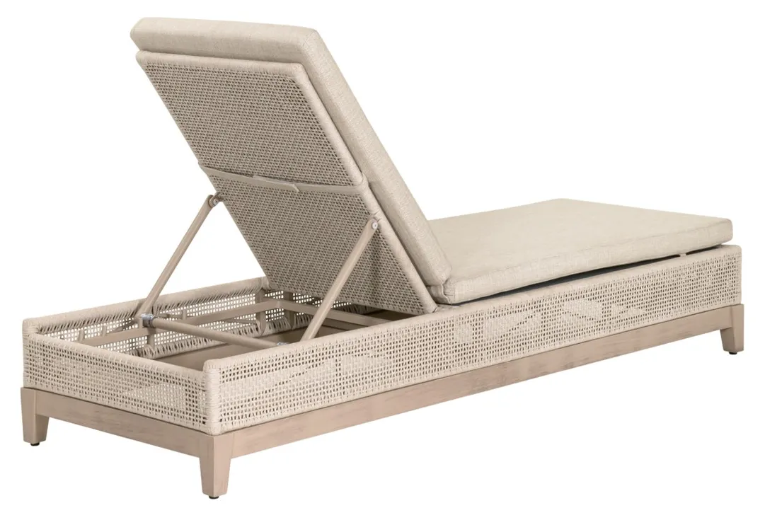 Essentials For Living 6845-NS.OAT/ECR/W-ET Tropez Outdoor Chaise Lounge Essentials For Living 6845-NS.OAT/ECR/W-ET Tropez Outdoor Chaise Lounge
