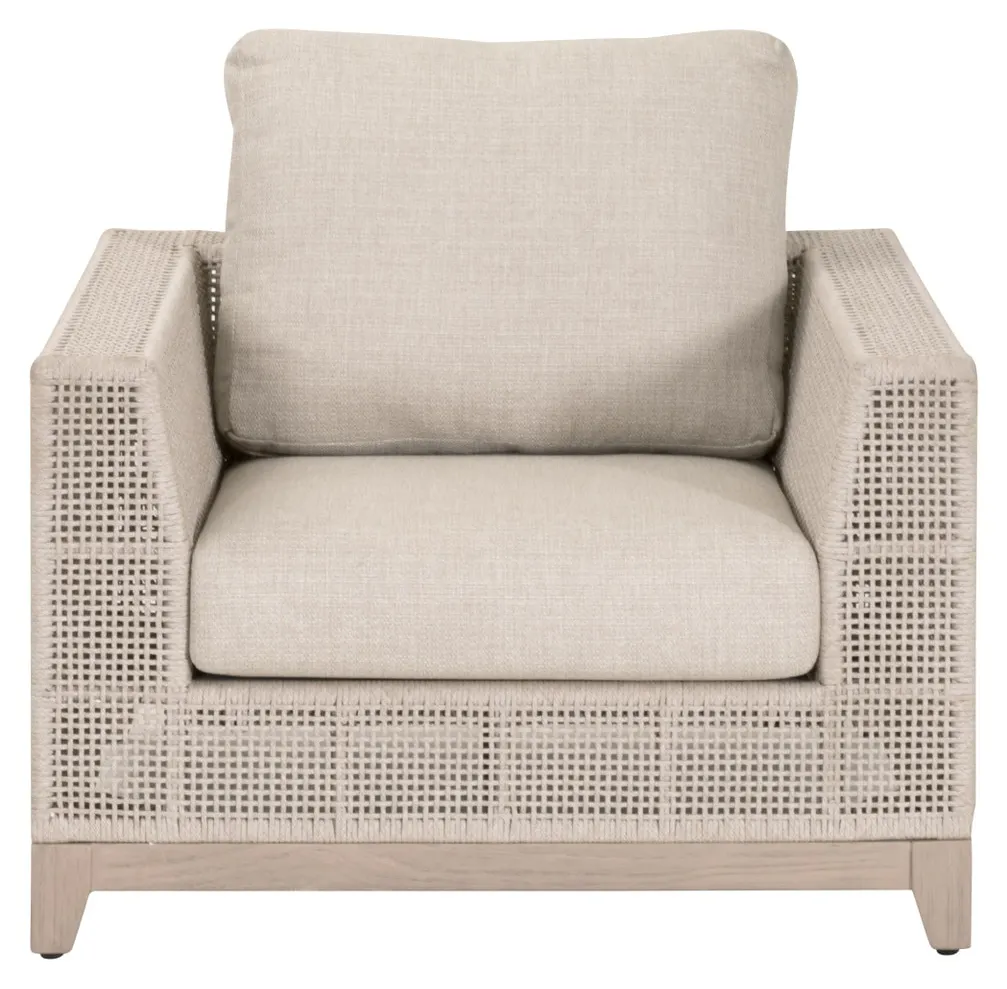 Essentials For Living 6843-1.OAT/ECR/W-ET Tropez Outdoor Sofa Chair Essentials For Living 6843-1.OAT/ECR/W-ET Tropez Outdoor Sofa Chair