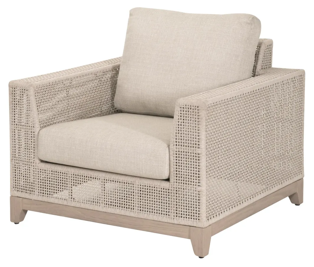Essentials For Living 6843-1.OAT/ECR/W-ET Tropez Outdoor Sofa Chair Essentials For Living 6843-1.OAT/ECR/W-ET Tropez Outdoor Sofa Chair