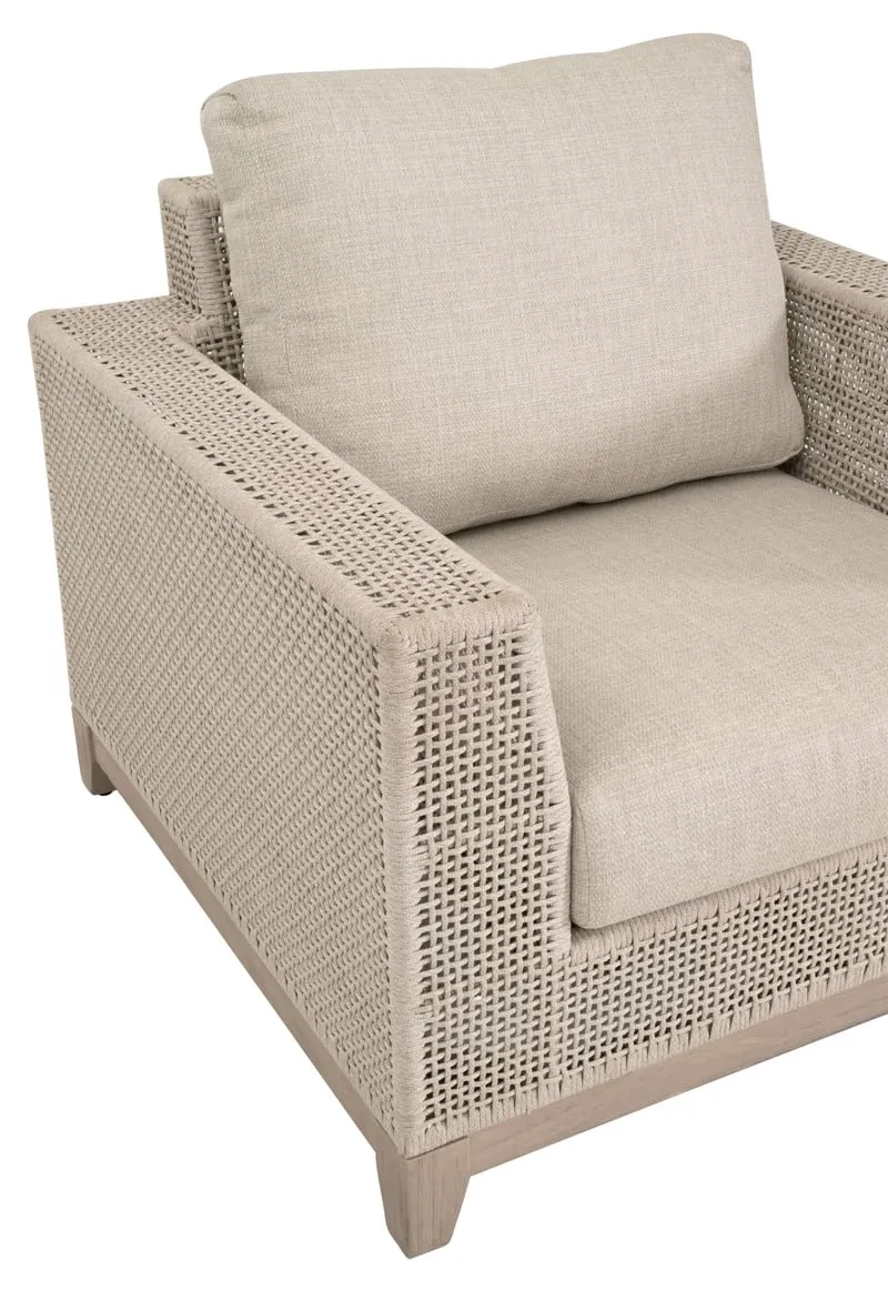 Essentials For Living 6843-1.OAT/ECR/W-ET Tropez Outdoor Sofa Chair Essentials For Living 6843-1.OAT/ECR/W-ET Tropez Outdoor Sofa Chair