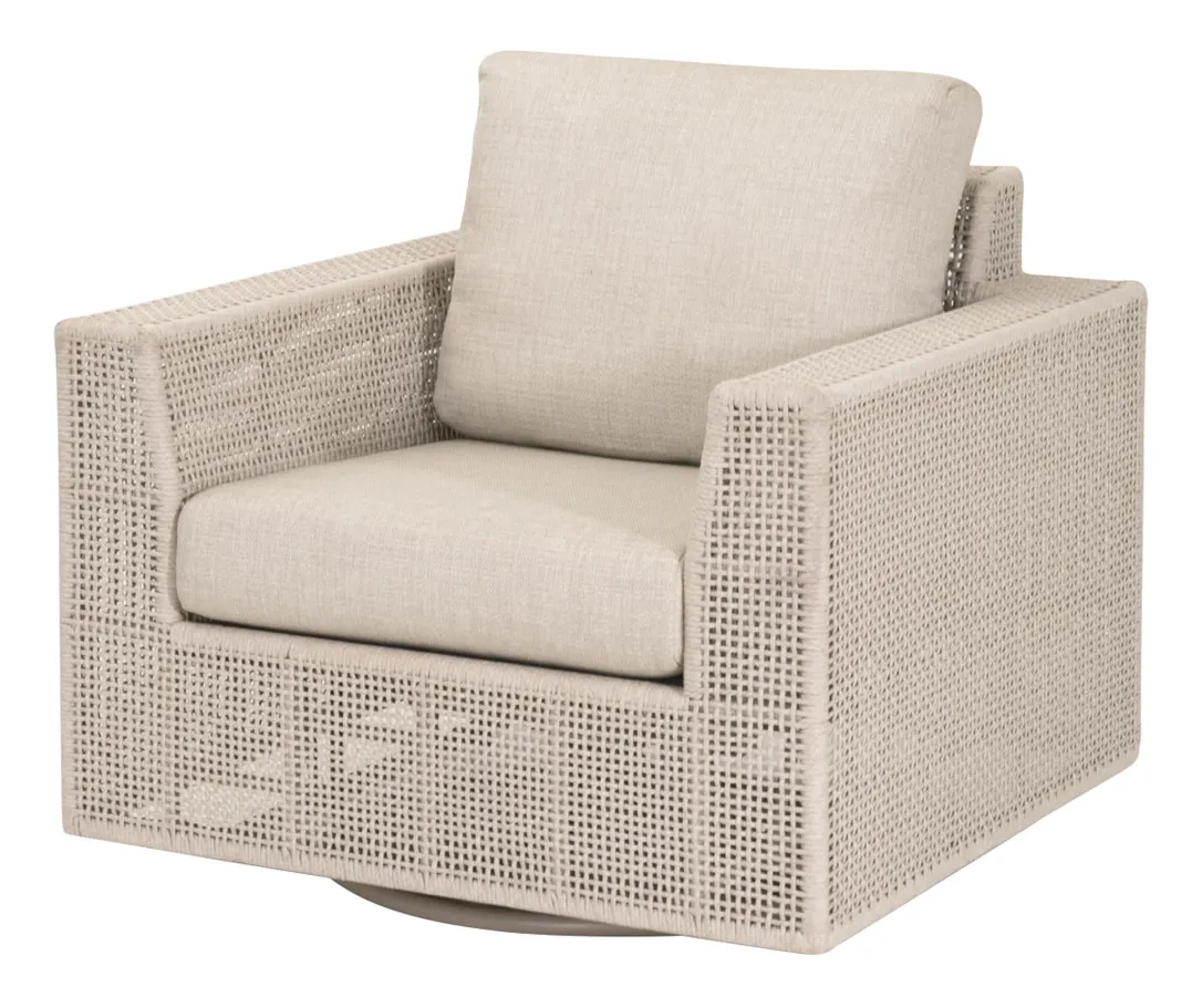 Essentials For Living 6843-1SRCK.OAT/ECR Tropez Outdoor Swivel Rocker Sofa Chair Essentials For Living 6843-1SRCK.OAT/ECR Tropez Outdoor Swivel Rocker Sofa Chair