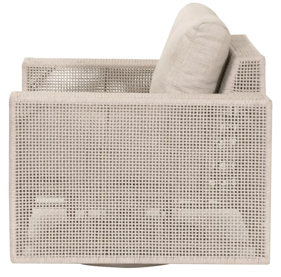 Essentials For Living 6843-1SRCK.OAT/ECR Tropez Outdoor Swivel Rocker Sofa Chair Essentials For Living 6843-1SRCK.OAT/ECR Tropez Outdoor Swivel Rocker Sofa Chair