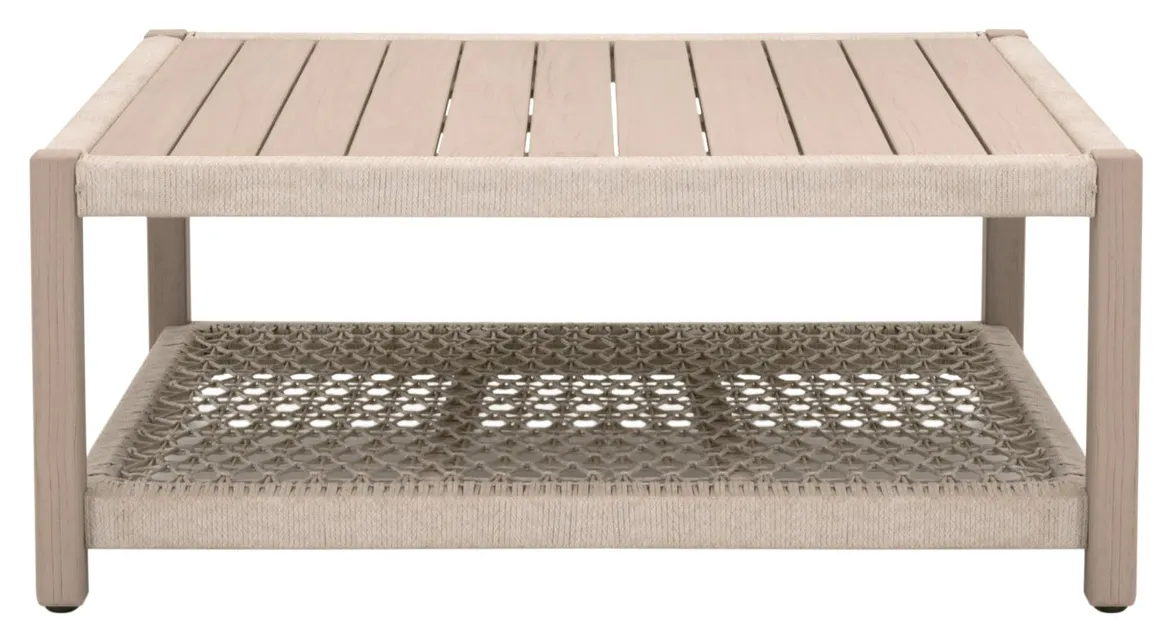 Essentials For Living 6870SQ.OAT/W-ET Wrap Outdoor Square Coffee Table Essentials For Living 6870SQ.OAT/W-ET Wrap Outdoor Square Coffee Table