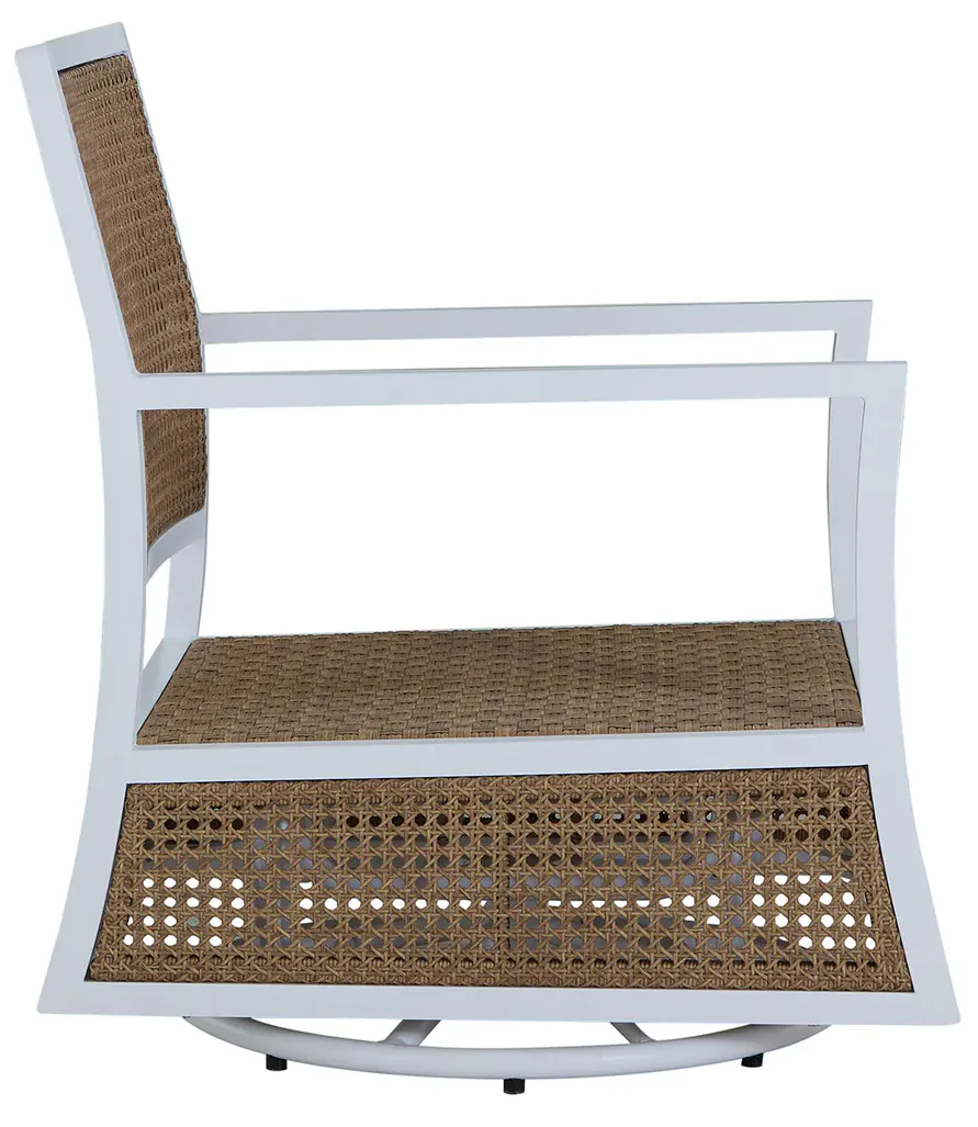 Summer Classics 1544 Bermuda Aluminum and Cane Glider Lounge Summer Classics 1544 Bermuda Aluminum and Cane Glider Lounge