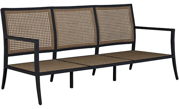Summer Classics 1543 Bermuda Aluminum and Cane Sofa Summer Classics 1543 Bermuda Aluminum and Cane Sofa
