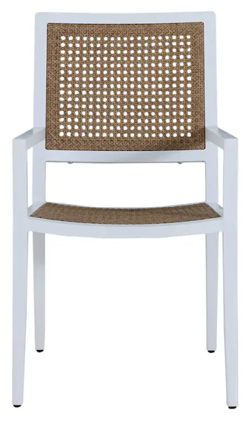 Summer Classics 1542 Bermuda Aluminum and Cane Stacking Side Chair Summer Classics 1542 Bermuda Aluminum and Cane Stacking Side Chair