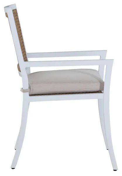 Summer Classics 1542 Bermuda Aluminum and Cane Stacking Side Chair Summer Classics 1542 Bermuda Aluminum and Cane Stacking Side Chair